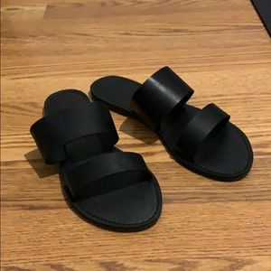 Black Abercrombie & Fitch Sandals